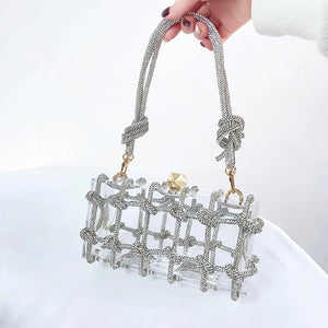 cult gaia bag clear designer crystal bag