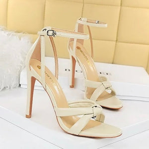 brown ankle strap heels sexy heels cheap heels