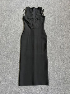 black herve ledger dress