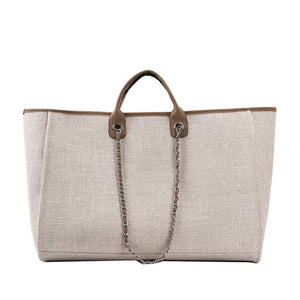 Canvas Bag || Tan L