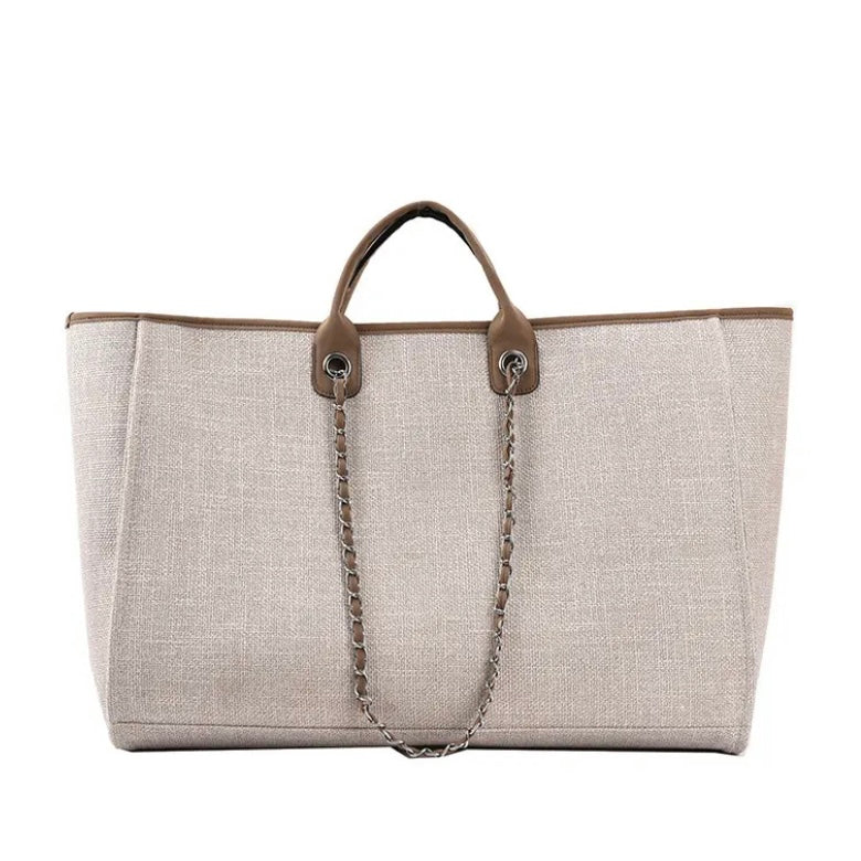 Canvas Bag || Tan L