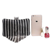 Load image into Gallery viewer, Armani Clutch || Striped
