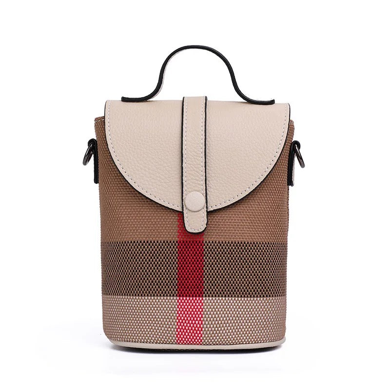 Larsa Plaid Bag