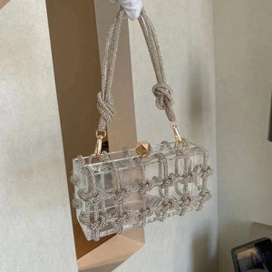 cult gaia bag clear designer crystal bag