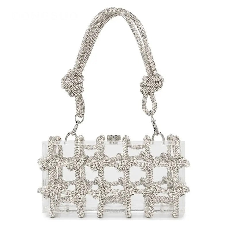 cult gaia bag clear designer crystal bag