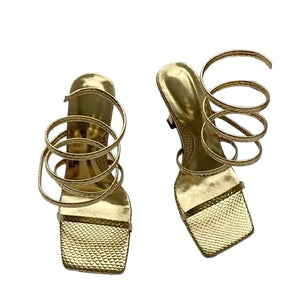 Gladiator Heels || Gold