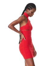 Load image into Gallery viewer, red bandage dress shopluxhouse
