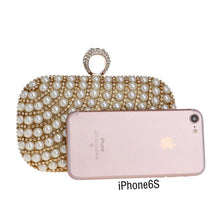 Load image into Gallery viewer, Pearl Clutch || Gold
