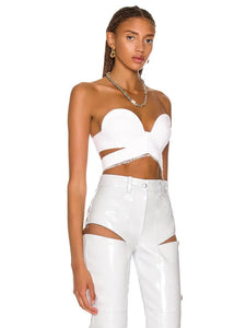 bandage crop top asos