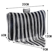 Load image into Gallery viewer, Armani Clutch || Striped
