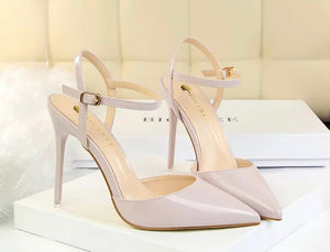 tan pointed toe heels