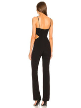 Load image into Gallery viewer, black jumpsuit with cutouts
