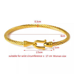 Noelle Bangle || Gold