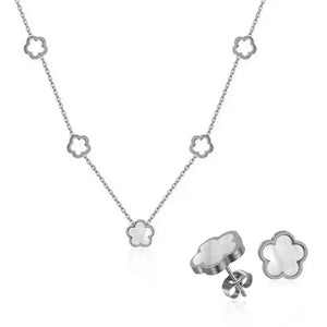 van cleef necklace and earrings