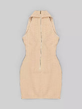 Load image into Gallery viewer, tan mini dress balmain
