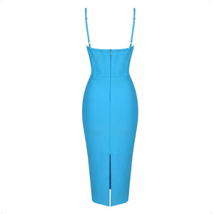 blue revolve dress