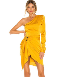 satin dress asos