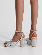 Load image into Gallery viewer, silver zara heels shopluxhouse
