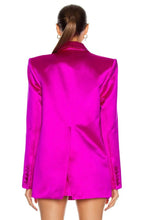 Load image into Gallery viewer, satin blazer set revolve
