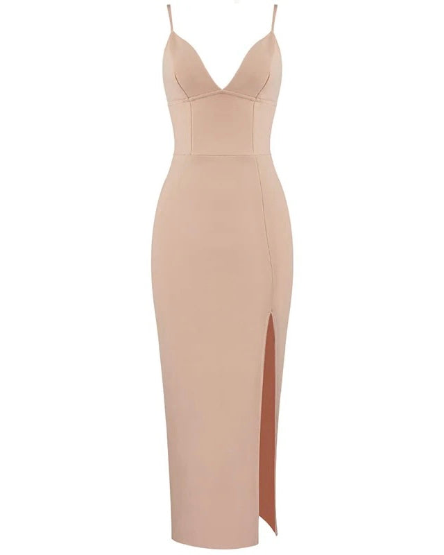 Mallory Dress || Nude