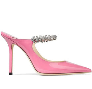 Chelsea Mule Heels || Pink