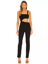 Load image into Gallery viewer, black cut out  jumpsuit
