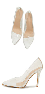 Noelle Heels || White