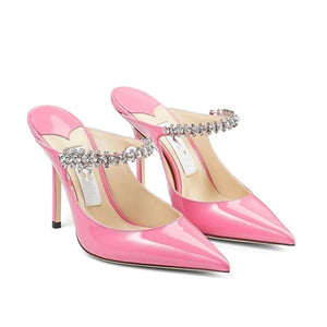 Chelsea Mule Heels || Pink