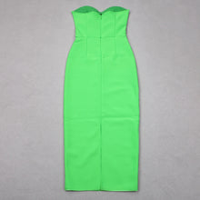 Load image into Gallery viewer, neon bandage dress strapless shopluxhouse
