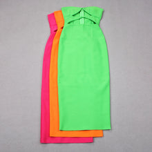 Load image into Gallery viewer, neon bandage dress strapless shopluxhouse
