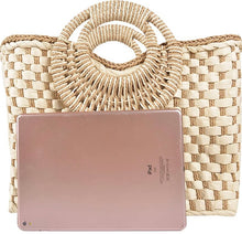 Load image into Gallery viewer, shopluxhouse beach bag straw bag ysl Louis Vuitton Balmain Loewe bag
