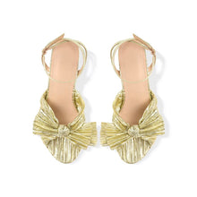 Load image into Gallery viewer, gold zara heels
