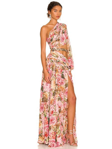 floral maxi dress sexy