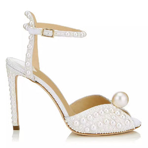 Natalia Pearl Bridal Heels