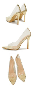 Noelle Heels || Gold