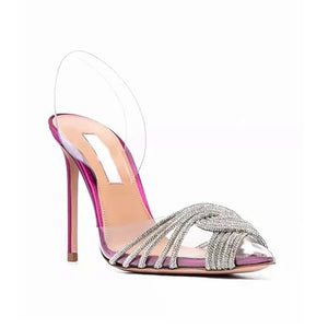 magenta clear heels shopluxhouse