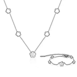 van cleef necklace and earrings