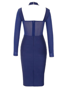 navy keyhole bandage dress house of cb