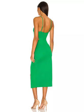 Load image into Gallery viewer, green cut out dress house of cb
