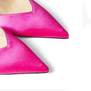 Vivienne Satin Heels || Pink