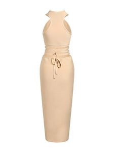 Isla Lace Up Dress