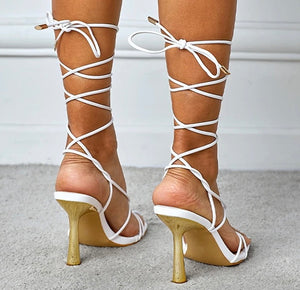 Shayla Heels || White