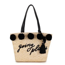 Load image into Gallery viewer, going places bag shopluxhouse beach bag
