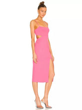 Load image into Gallery viewer, pink cut out dress house of cb
