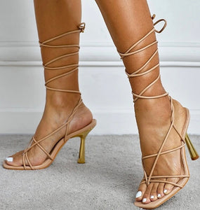 Shayla Heels || Nude