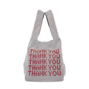 rhinestone thank you bag