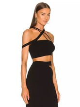 Load image into Gallery viewer, black bandage skirt and top
