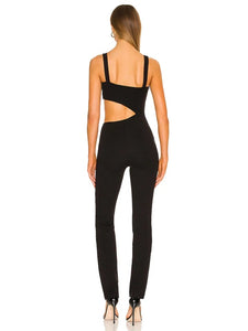 black jumpsuit revolve