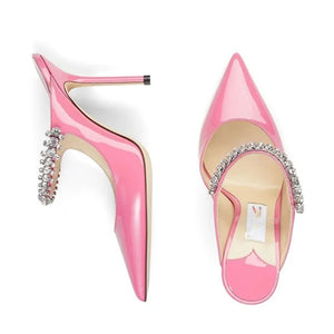 Chelsea Mule Heels || Pink