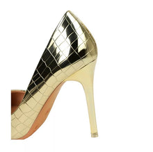 Load image into Gallery viewer, gold 4&quot; heels
